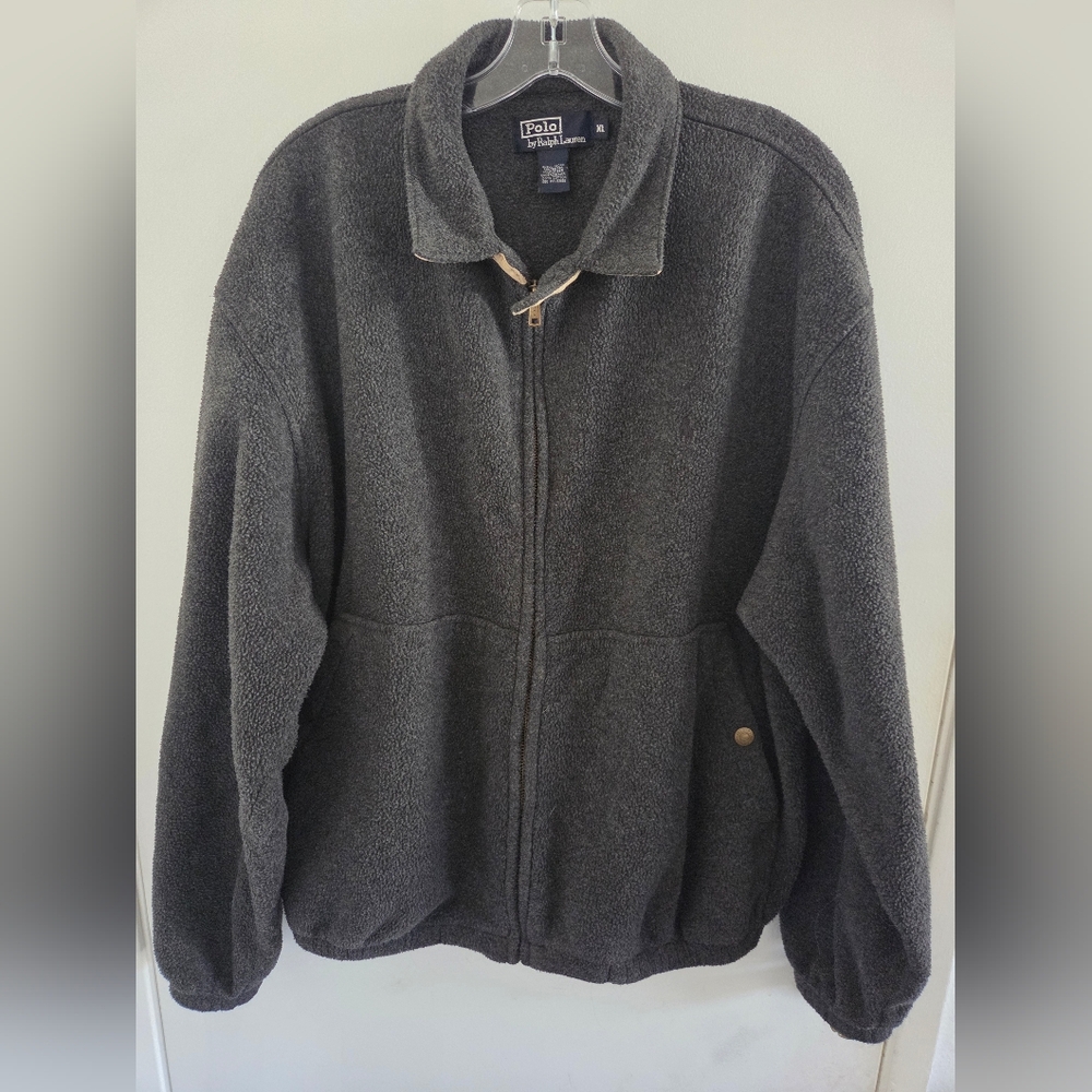 Polo by Ralph Lauren Charcoal Zip-Up Sweater